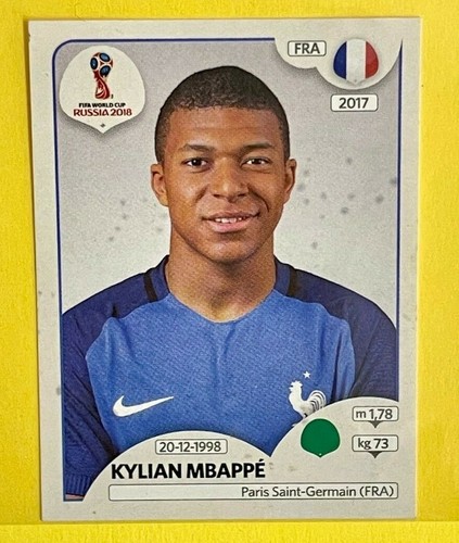 18 Fifa World Cup Russia Kylian Mbappe Pink Back Sticker 197 Check Pics Ebay