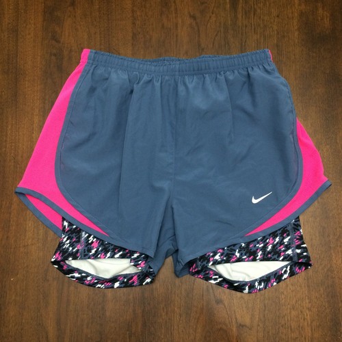 Nike Dri-Fit Gray Pink Running Jogging 