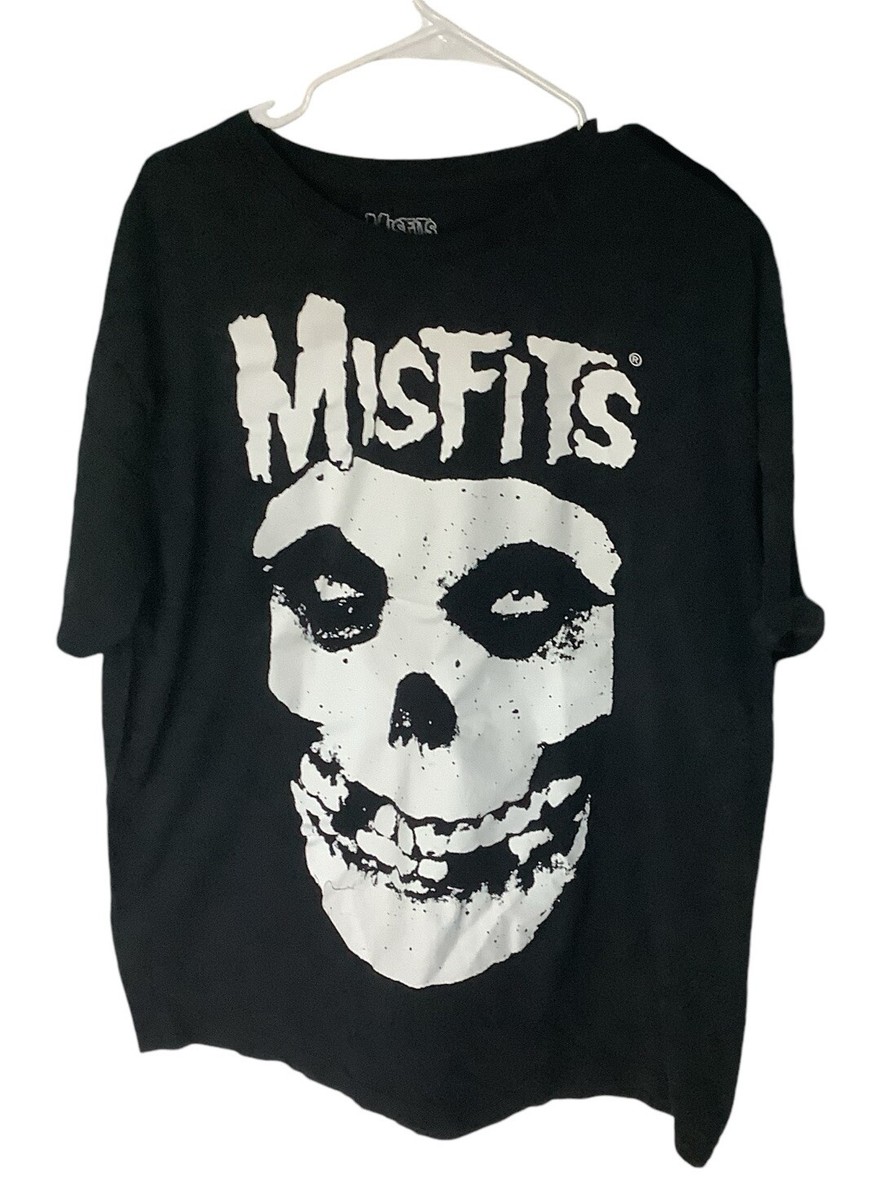MISFITS スカルデザイン Tシャツ XL Misfits Adult Short Sleeve T-Shirt Size XL 46/48/Black White Skull