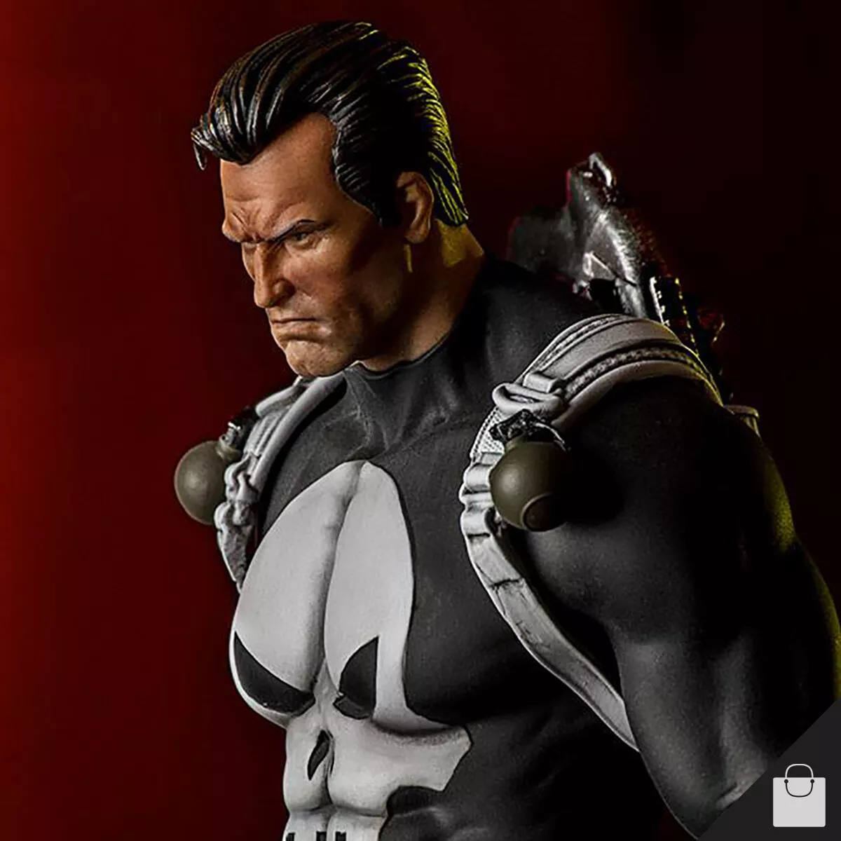 Iron Studios Punisher Statue Figure Marvel Frank Castle Rare Limited Ed  1:10