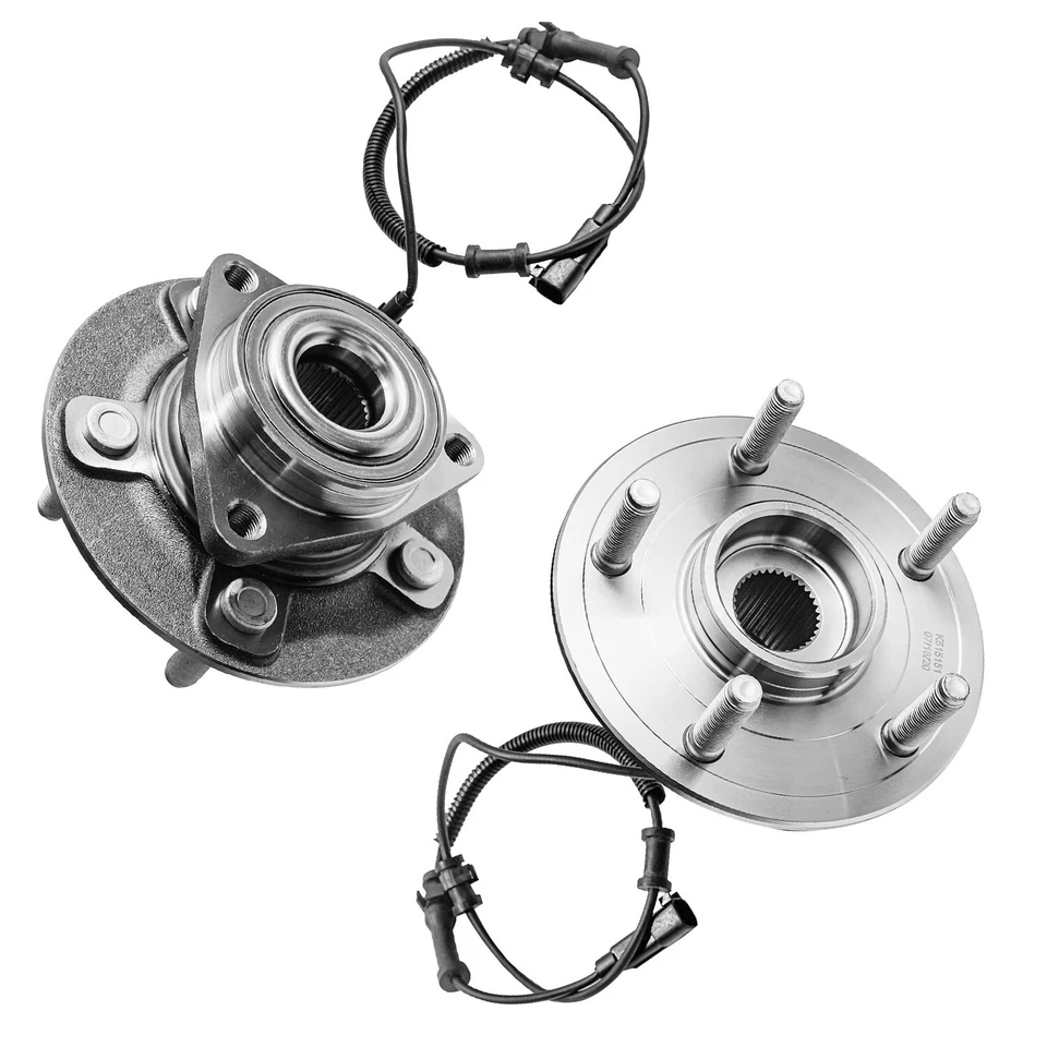4WD Front CV Axles Wheel Bearing and Hubs Suspension Kit for 2013-2018 Ram 1500 - Image 3 of 4