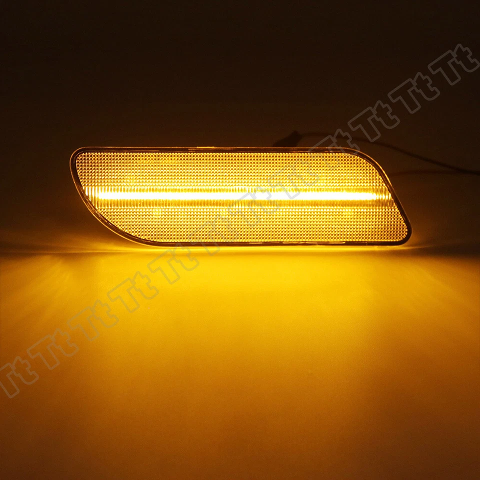 LED Bumper Side Marker Light for 98-04 Mercedes Benz SLK-Class R170 CLK320 W208 - Image 2 of 4