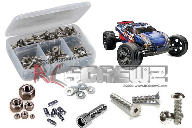 RCScrewZ Traxxas Rustler VXL Stainless 