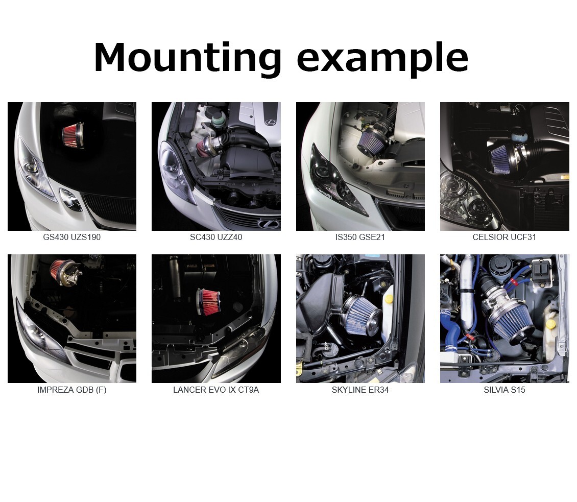 BLITZ 56275 SUS POWER Core-Type LM Blue Air cleaner Kit for TOYOTA