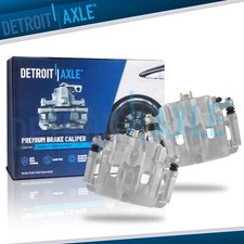 Pair Front Disc Brake Calipers w/ Brackets Assembly for 2003 - 2006 Acura MDX