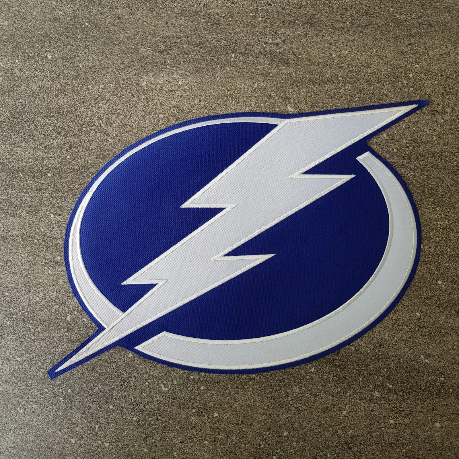 Home Tampa Bay Lightning Crest Badge Patch Logo For Jersey Jacket