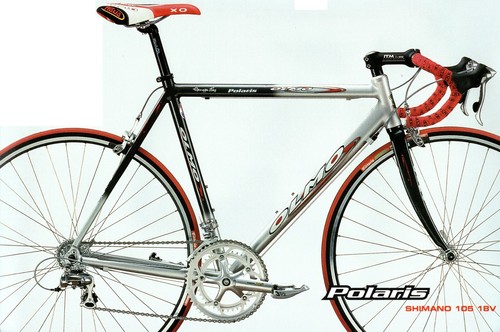 BICI DA CORSA POLARIS ALLUMINIO 7005 CROMOLLY MADE IN ITALY OLMO 2X9V  SHIMANO105 | eBay