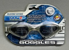 DOLFINO Premier SILICONE SERIES Precision Optics Swim Googles SOFT FLEX DG-0658