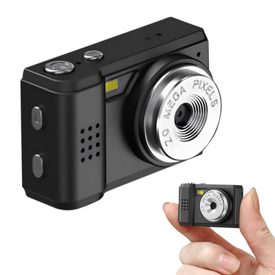 Retro Mini Camera with Screen CMOS HD 1080P Small Camcorder Video Recorder DVR