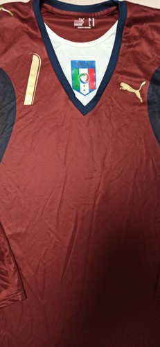 maglia calcio italia buffon World Cup 2006 Germany Worn Stock PRO Puma portiere - Foto 4 di 10
