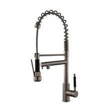 Single Handle Pull Down Sprayer Kitchen Faucet with Touchless Sensor  Deckplate