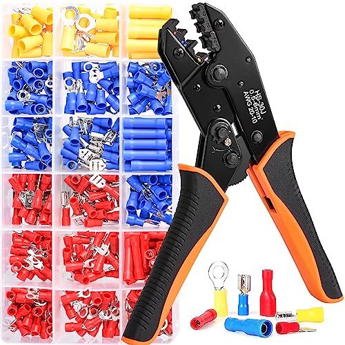 Crimpatrice Automatica Capicorda 10mm² - Pinza a Cricchetto Alta Precisione