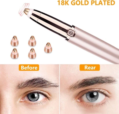 5Pcs Replacement Heads for Flawless Eyebrow Hair Remover Trimmer Blades Painless - Picture 3 of 12