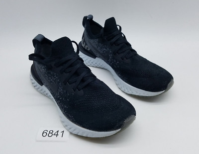 Nike Epic React Flyknit Women's Size 7.5 Running Shoes Black Gray