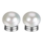 Magnetic Non-Pierced Clip on Ear Clips 2pcs Women's Girls Faux Pearls Earrings