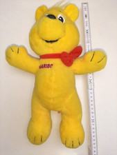 wunderschöner Haribo Bonn Bär Goldbär Plüsch Etikett ca. 33cm sauber gepflegt