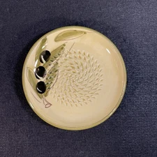 Ceramic Ginger Garlic Grater Hand Painted Olives Elaboracion Artesanal Spain