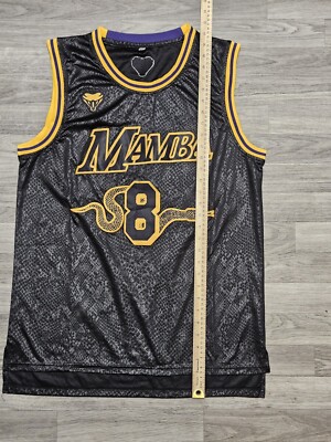 ウェア Mamba MentalityMen'sCitySwingman Jersey Kobe Bryant Mamba Jersey Adult Sz M Black Snake Skin