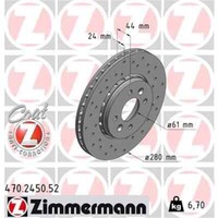 2X Zimmermann Sport Z Bremsscheibe 470.2450.52