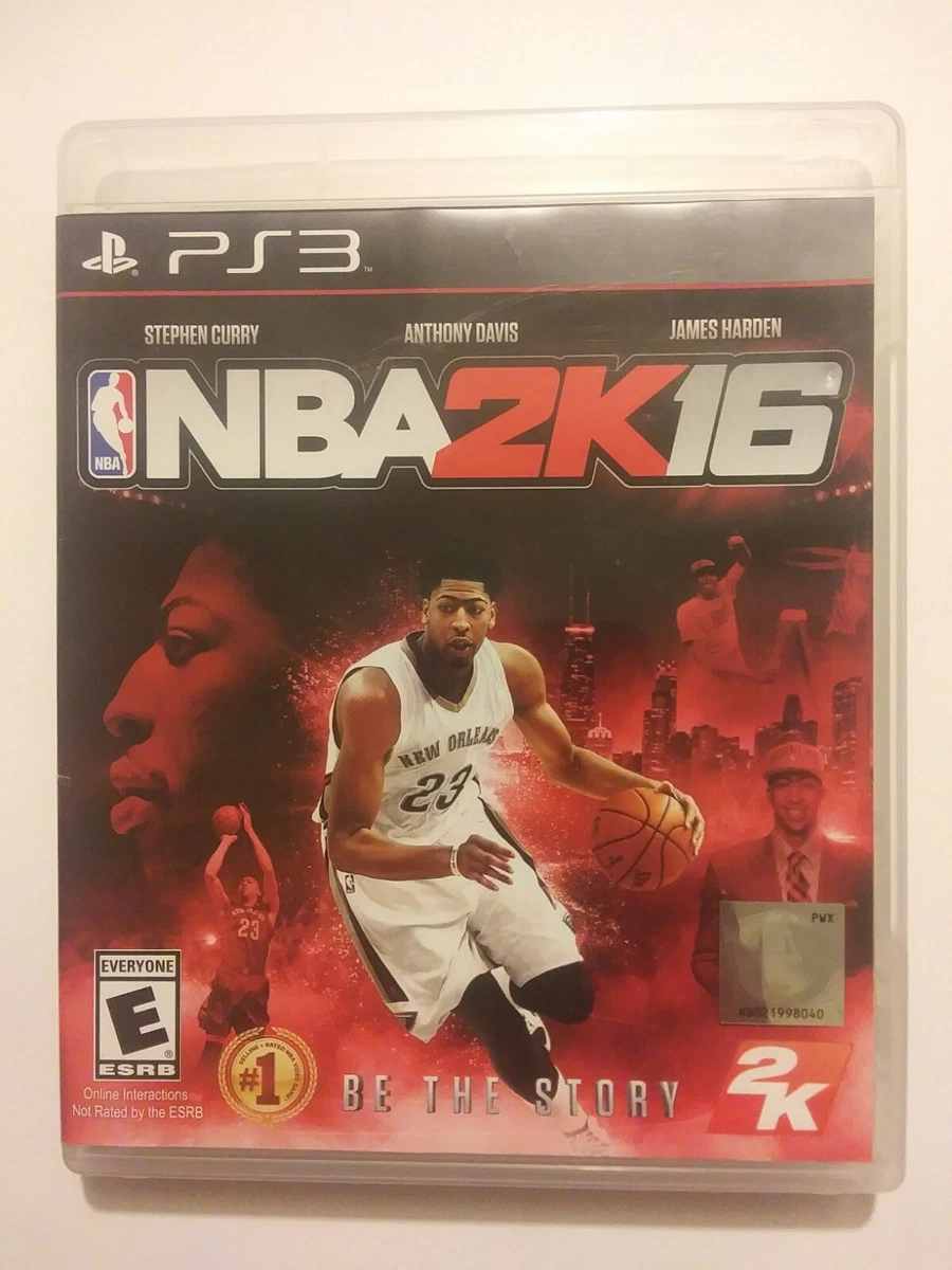 PS3 NBA 2K16 NEW ORLEANS COVER ANTHONY DAVIS 23 NO MANUAL