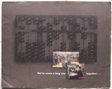 1956 IBM Computer Brochure "We've Come a Long Way Together" Rare Promo