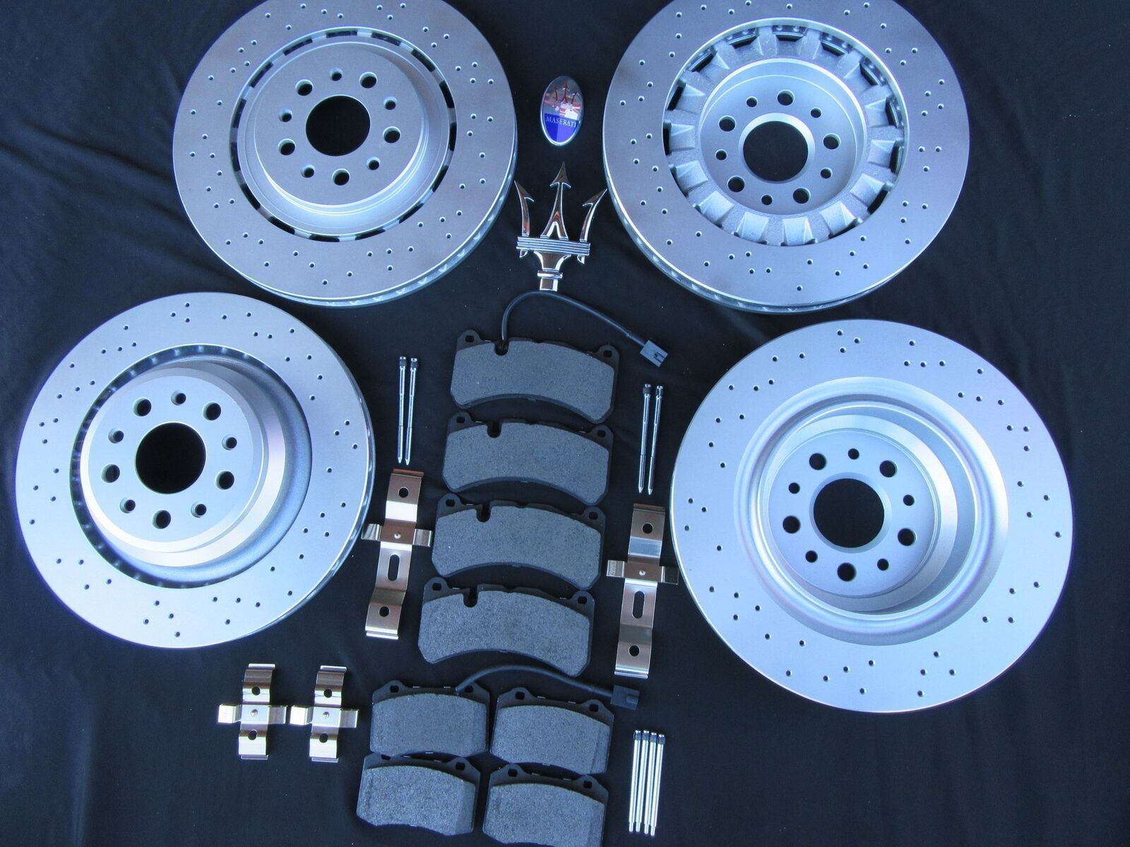 Maserati Ghibli Quattroporte Front Rear Brake Pads & Rotors HIGH PERFROMANCE