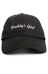 Daddy-039-s-Girl-Custom-nao-estruturado-Papai-Chapeu-Bone-Bone-De-Baseball-Novo-Preto