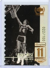 1999 UD Century Legends Basketball Century Collection #11 Jerry West #022/100