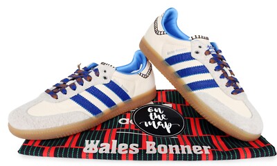 Adidas Samba x Wales Bonner Wonder Clay Blue UK 3 4 5 6 7 8 9 10