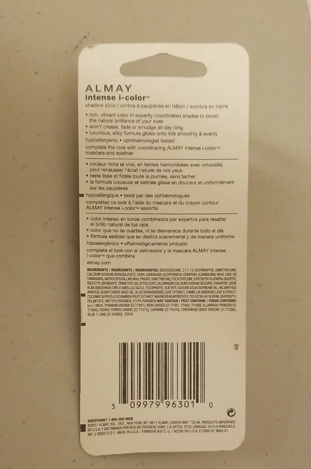 Almay Intense i-color Shadow Stick for Brown Eyes 010 ~ All Day Wear New - Image 3 of 3