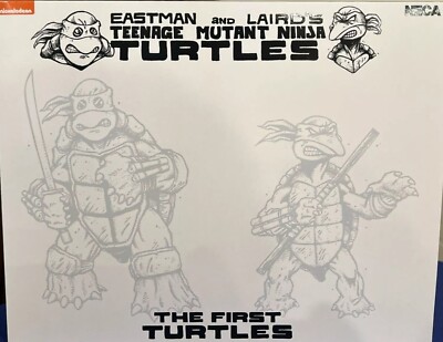 NECA Eastman And Laird s TMNT THE FIRST TURTLES 2 Pack SDCC