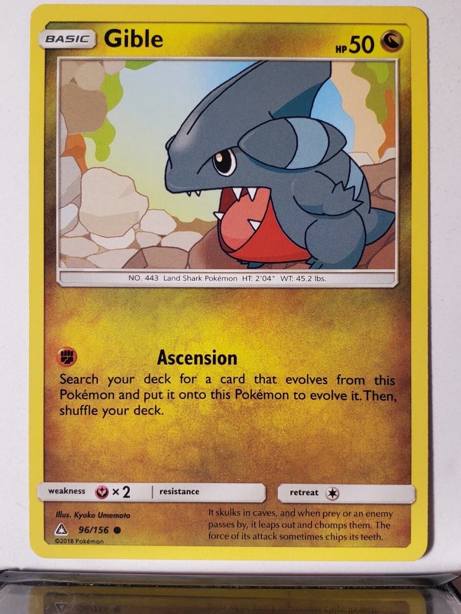 gible pokemon card value Hidden Fates [Fighting] Ascension Search your deck for a card that evolves from this Pokemon and put it onto this Pokemon to evolve it TCG Spotlight: Some Of The