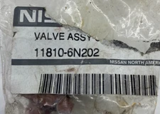 NISSAN GENUINE 11810-6N202 (2001-19) & INFINITI (2004-19) VALVE ASSY CONTROL