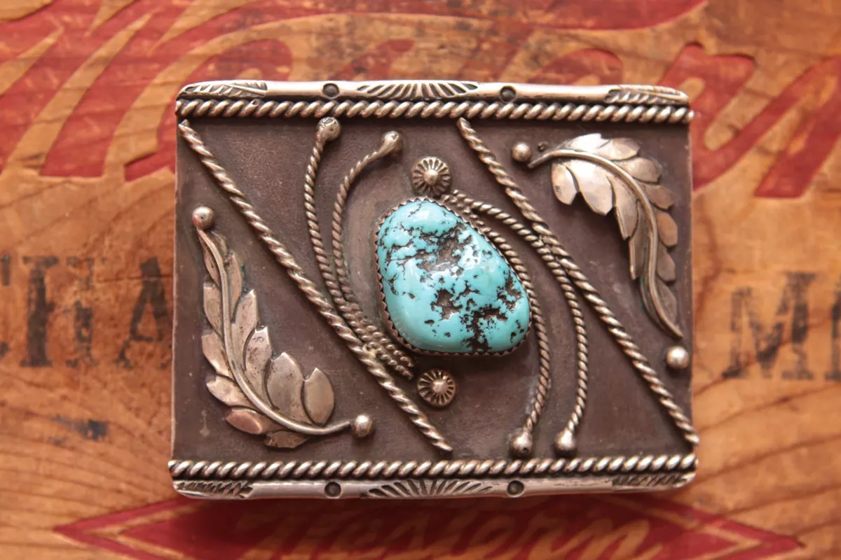 Native american belt buckle online