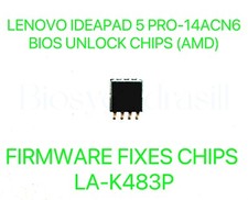 LENOVO IDEAPAD 5 PRO-14ACN6, ADMIN NO PASSWORD FIRMWARE BIOS CHIP LA-K483P AMD 