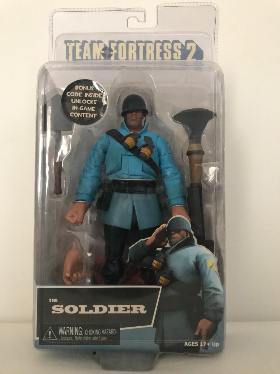 NECA Team Fortress 2 Blu Soldier Action Figure Brand New | eBay