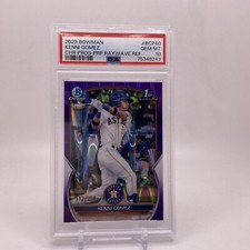 2023 Bowman Kenni Gomez 1st Chrome Purple RayWave Refractor /250 🔥PSA 10🔥