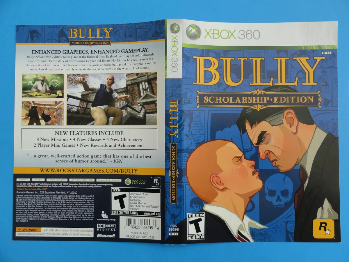 Bully: Scholarship Edition Xbox 360