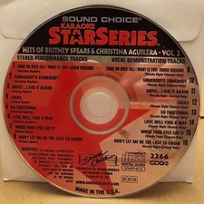 SC2266 BRITNEY SPEARS CHRISTINA AGUILERA  SOUND CHOICE KARAOKE LOT SH