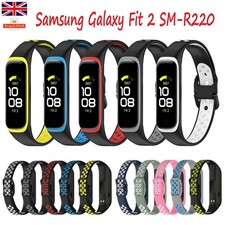 Image of For Samsung Galaxy Fit 2 SM-R220 Replacement Silicone Watch Strap Band Wristband