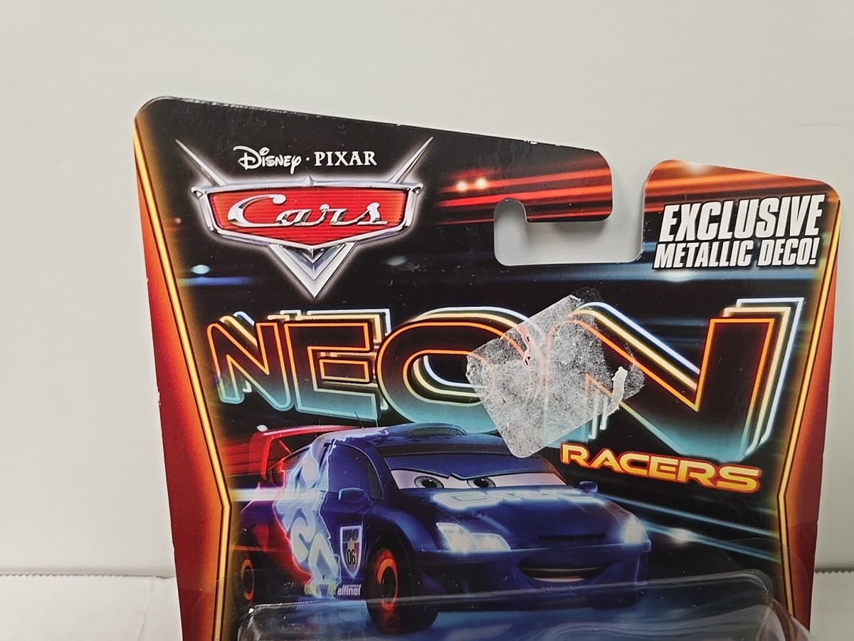 Disney Pixar Cars 2014 Neon Racers Lightning McQueen Metallic for