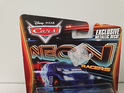 Disney Pixar Cars 2014 Neon Racers Lightning McQueen Metallic for