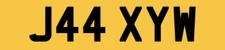 JACKY JACKIE W PRIVATE NUMBER PLATE J44 XYW CHERISHED REGISTRATION JACK JAX REG