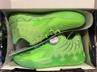 Puma LaMelo MB01 Ball Lo Green Geko Volt Basketball Sneakers size 11 Puma MB.01 Low Lo Team Green Gecko Volt Lime Lamelo Ball  main image 4