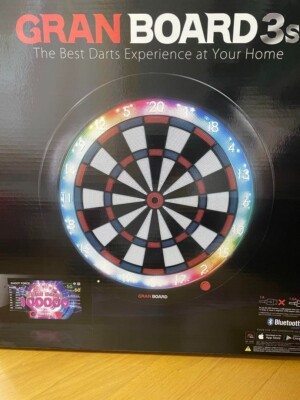 GRAN DARTS Gran Board 3S Blue LED Electronic Dart Board Bluetooth