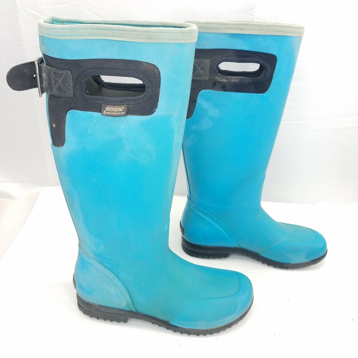 Bogs Tacoma Tall Classic Rain Boots Snow Pull On Waterproof Shoes - Main Image