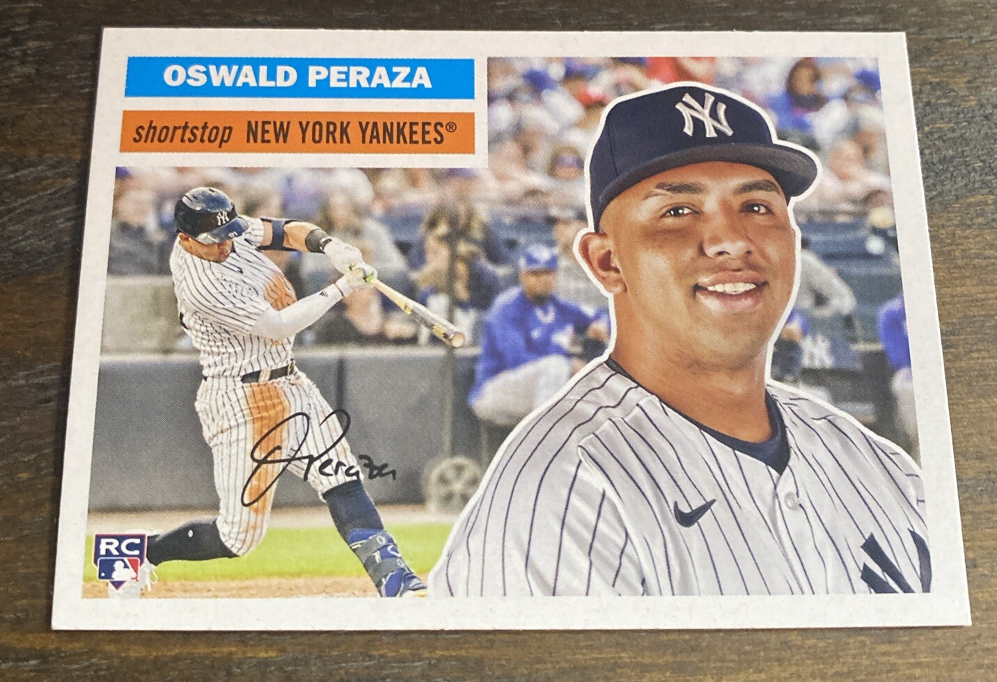 2023 Topps Archives #51 Oswald Peraza RC - New York Yankees Rookie Card