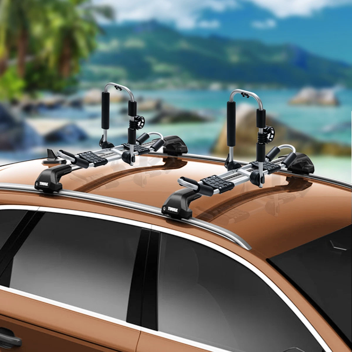 Universal kayak 2024 roof rack