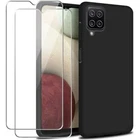 Coque Noir , Verre Trempé Samsung Galaxy A10 A20E A40 A50 A21S A32 A41 A51 A42