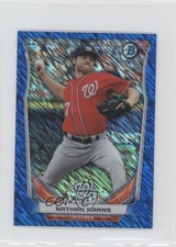 2014 Bowman Scout Top 5 Prospects Mini Chrome Refractors Blue Nathan Karns 9bd